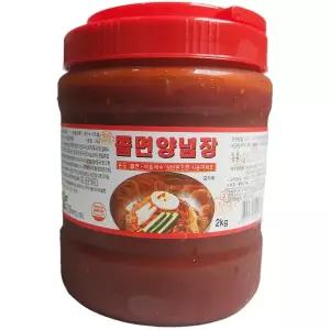 소스 쫄면 비빔장 양념장 쫄면양념장 2kg HACCP 으뜸