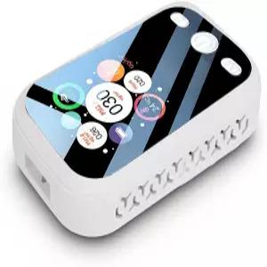 공 모니터 고정밀 감지기 PM25 사무실용 습도 LCD 디스플레이 흰색