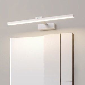 화장대 벽등 욕실거울 벽조명 화이트 화장실 LED 일자형 40cm 9W웜