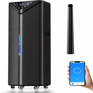 침실용 대형 객실용 5G 가습기 2800평방피트 19L 조용한 6개의 미스트 모드가 있는 바닥 가정용 학교