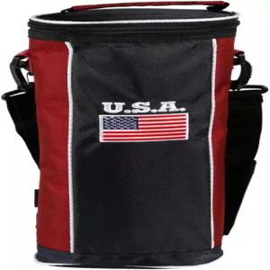 파워빌트 골프 USA 6캔 단열 쿨러백 휴대용 손잡이 포함