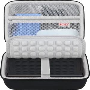 WD 요소용 BOVKE 하드 드라이브 케이스 마이북 씨게이트 확장 데스크탑 외장 HDD 6TB 3.5인치 휴대용 블랙