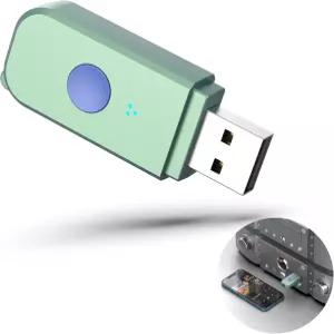 VONVOFF USB 블루투스 자동차 키트 강력한 마이크 및 노이즈 캔슬링 플러그 앤 플레이 음악/핸즈프리