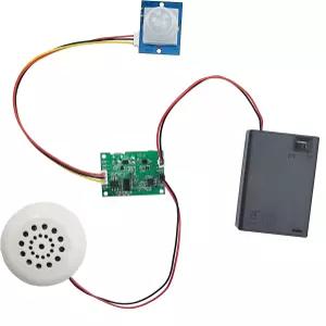스피커 및 PIR 모션 센서가 장착된 유수일 MP3 음악 음성 오디오 모듈 키트 DIY 웰컴 사운드 보드