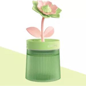 귀여운 미니 가습기 320mL 쿨 미스트 음소거 2가지 모드 가정/양육/사무실용 휴대용 공기 보습기 충전식