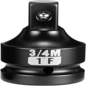 1인치 F-3/4인치 M 소켓 어댑터 임팩트 렌치 및 래칫용 CR-MO 스틸 스퀘어 드라이브 컨버터 키트 자동차