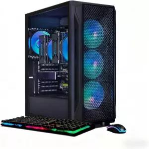 STGAubron 듀얼 CPU 게이밍 PC 데스크톱 인텔 i7 Xeon E5 최대 3.7G 라데온 RX 580 8G 16GB DDR4 1TB SSD