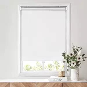[정품] LazBlinds No Tools 노 드릴 무선 롤러 쉐이드, 창문용 100% 암막 블라인드, 단열 자외선 차단 방수
