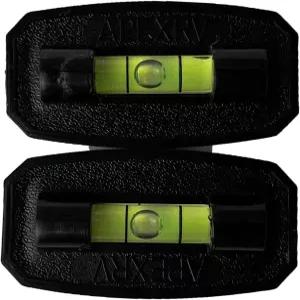 APEX RV 다목적 버블 레벨 스틱 온 캠핑카 트레일러 팩당 2개 검은색