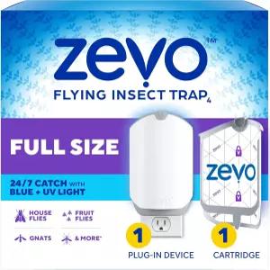 Zevo 플라잉 곤충 트랩 카트리지 파리 집 위한 및 실내 벌레잡이 플러그인 지저분하지 않음 모든 방에서