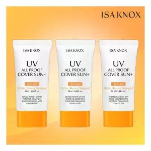 수분보충 이자녹스 올 프루프 커버 선크림 50ml 3개