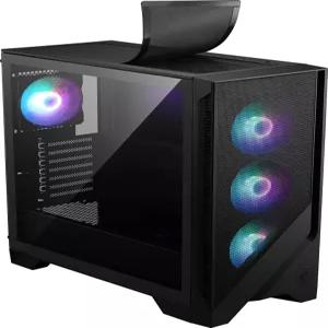 MSI MAG Forge 32R 공기 흐름 미드 타워 게이밍 PC 케이스 강화 유리 측면 패널 20mm 팬 최대 라디에이터