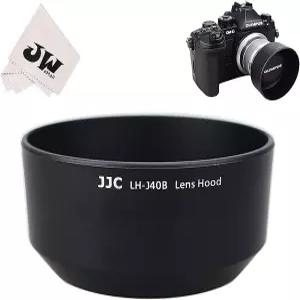 올림푸스 M Zuiko 디지털 45mm F1.8 렌즈 / M4518용 JJC 리버서블 베이오넷 후드 쉐이드 LH-40B - 블랙
