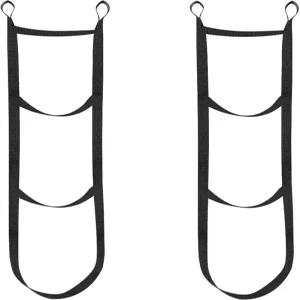 사냥을 위한 CuraceQ 2PCS 3단계 등반 스틱 아이더 120cm 길이 16인치 야외 넓은 스텝