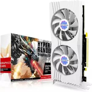 게임용 PC 컴퓨터 그래픽 보드용 하이퍼렌더 RX 580 8GB 카드 2048SP DDR5 256비트 PCIE 3.0 트윈 프리즈