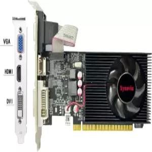 Xynsviu 그래픽 카드 GPU 지원 VGA HDMI DVI 듀얼 모니터 출력 비디오 - 게이밍 PC 저프로파일 타르제타