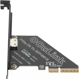 미니 PC용 OCuLink SFF-8612 외장 GPU eGPU 라이저 카드와 호환되는 PCIe 4.0 x 4 64Gbps
