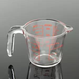 눈금 계랑비커 유리 계량컵 350ml 눈금컵