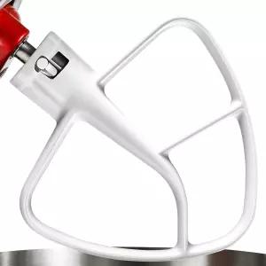 키친에이드 4.5-5 Qt 틸트 헤드 스탠드 믹서용 코팅된 플랫 비터 교체 효율적인 혼합 및 간편한 청소를