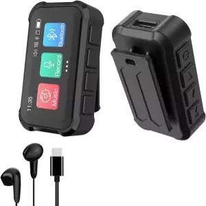 블루투스 기능을 갖춘 Pmjebe MP3 플레이어 USB C 헤드폰을 휴대용 디지털 무손실 32G 음악 풀 터치 스크린