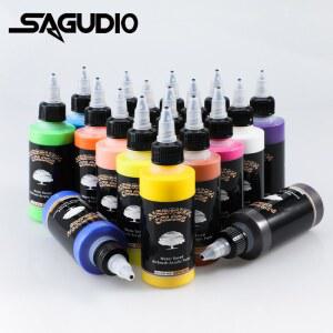의류염색약 옷감 섬유 부분염색 SAGUD 에어 브러시 모델링용 목재 ML병 예술 신발 100 아크릴 수제 잉크 18 수성 페인트