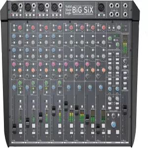 솔리드 스테이트 로직 BiG SiX 슈퍼아날로그 믹싱 콘솔 및 USB 오디오 인터페이스