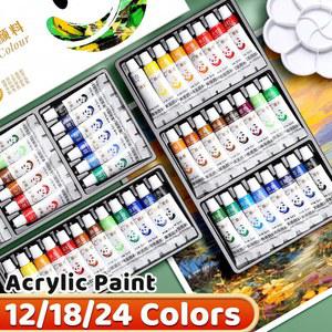 의류염색약 옷감 섬유 부분염색 ACRYLIC PAINT SET COLORS DRAWING PIGMENTS PORTABLE 5ML0 CANVAS 17OZ DLY WATERPROOF ROCK RICH ART 121824 PAINTING CRAFT