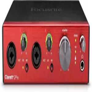 음악 제작을 위한 Focusrite Clarett+ 2Pre USB-C 버스 기반 오디오 인터페이스 두 개의 전문가용 프리