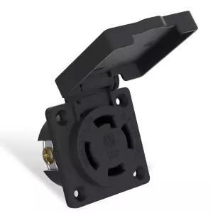 커버가 있는 발전기 NEMA L14-30R 콘센트용 STARELO 30Amp 잠금 리셉터클 125/250볼트 3극 4와이어 실외용