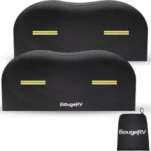 BougeRV RV 타이어 커버 듀얼 액슬 휠 2팩 직경 27~30인치 장착 방수 안티 UV 액세서리 RV/트레일러/트럭용