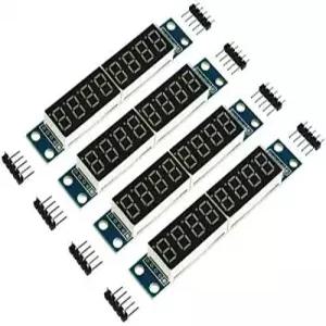 DEVMO 4pcs 8자리 7 세그먼트 모듈 MAX7219 8비트 디지털 튜브 LED 디스플레이 Ar-duino