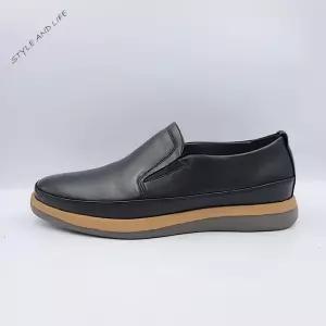 가벼운 남성슬립온 소가죽 수제화 smm23060 블랙 3cm (11332914A)