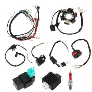 윈던스 9PCS 4행정 50cc-125cc ATV 쿼드 더트 바이크 및 모터사이클 점화 시스템을 위한 솔레노이드 릴레이
