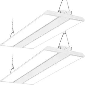 하이콜리티 2팩 2FT LED 선형 하이베이 상점 조명 150W 19500lm 100-277V 0-10V Dim 창고 작업장용 5000K