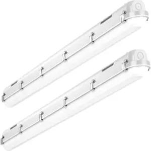 베이퍼 타이트 LED 픽스처 4FT 40W 라이트 5200LM 5000K 100-277V 0-10V 디밍 가능 프로프 라이팅 IP65