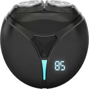 미니 듀얼 헤드 전기 면도기 타입-C 충전 30일 사용 IPX7 방수 6500RPM 모터