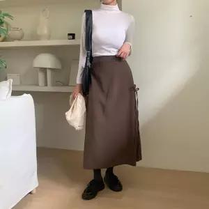여성용 슬림핏 폴라 스판 티셔츠 남방 터틀넥 목폴라