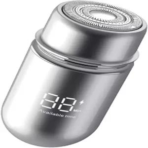 미니 휴대용 전기 면도기 13 000 RPM 무통 및 무소음 IPX7 방수 USB-C 고속 충전 남녀용 자동 유도 여행용