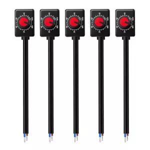 5PCS DC0/1-10V 노브 LED 디머 미니 컨트롤러 로터리 스위치 PWM 디밍 0-10V/1-10V 가능한 드라이버용 캡