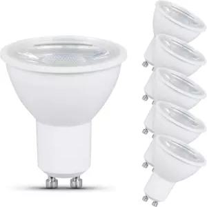 Feit Electric LED MR16 트랙 전구 50W 등가 조광성 오목한 조명 GU10 베이스 CRI 80 500루멘 3000K 웜