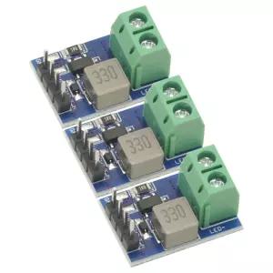 3Pcs PT4115 1-10S LED 정전류 보드 드라이버 출력 모듈 DC 12V PWM 디밍 스텝다운