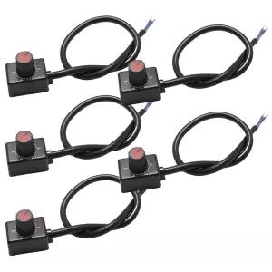 Aynaxcol 5Pcs DC 0/1-10V LED 디머 노브 저전압 PWM 디밍을 위한 미니 로터리 컨트롤 스위치 디머블