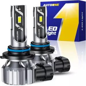 AUTOONE H10/9145/9140 LED 안개등 20000LM 6000K 화이트 H10 전구 또는 DRL 무선 쉬운 설치 IP68 2개입
