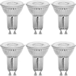 Feit Electric 4W LED MR16 GU10 전구 35W 등가 디밍 가능 22년 수명 300루멘 3000K 웜 화이트 6팩 -