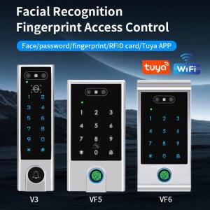 지문인식기 APP WIFI 얼굴 125KHZ 기계 13 제어 주파수 WIEGAND RFID 지문 인식 리더기 액세스 2634 56MHZ 카드 이중
