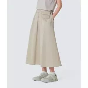 스노우피크 snowpeak APPAREL 루트 플레어 롱스커트 S26MWRSK61 Light Beige 218507