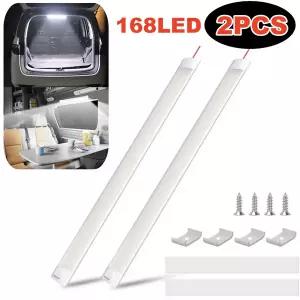 화물차작업등 써치라이트 해루질 2PCS 자동차 트렁크 캠핑 라이트 168LED 인테리어 조명 천장 지붕 LED 바