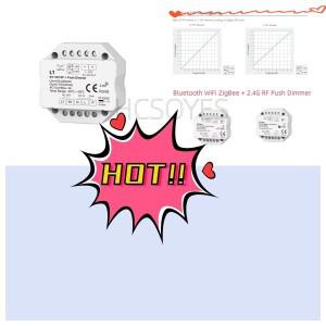 스카이댄스 블루투스 와이파이 지그비 + 2.4G RF 푸시 디머 리모컨 L1 1채널 0/1-10V