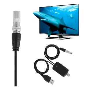 dmb안테나 HDTV 안테나 증폭기 저잡음 고이득 TV 신호 4K UHD 디지털 텔레비전 수신 액세서리 1 개