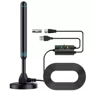 dmb안테나 고화질 디지털 TV 안테나 마그네틱 베이스 4개 장거리 수신 VHF UHF 증폭 적합